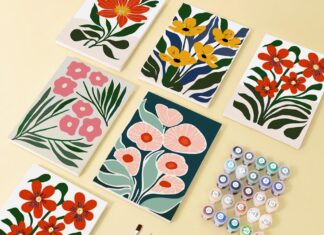 Match Paint by Numbers Art to Your Room’s Color Palette
