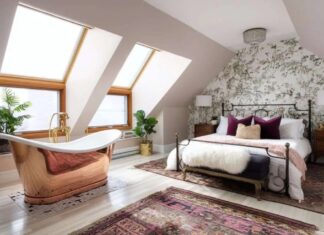 Painting a London Loft: Embrace Sloped Ceilings in Style