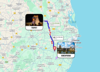 Tirupati to Kanchipuram: Travel Distances by Car, Bus & Train